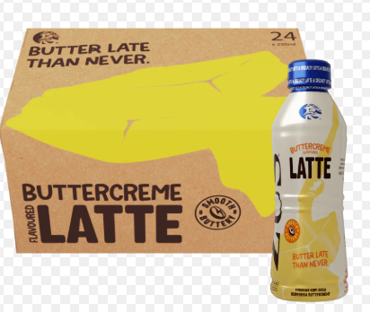 Zus Buttercreme Latte 24 Bottle x 250ml